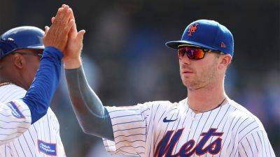 Pete Alonso - Mets' Pete Alonso feels 'like a piece of crap' after throwing first hit into stands - foxnews.com - New York - state Missouri - state California - county St. Louis