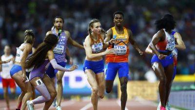 US win mixed relay with world record as Bol falls