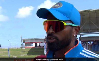 "We Don't Ask For Luxury But...": Hardik Pandya Slams West Indies Board