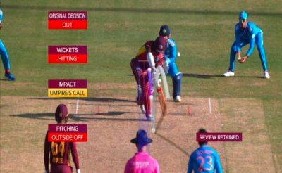 Watch: Drama In India vs West Indies 3rd ODI Over Change in 'Umpire's Call' After DRS