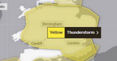 Met Office extends Greater Manchester thunderstorm warning as torrential rain batters UK