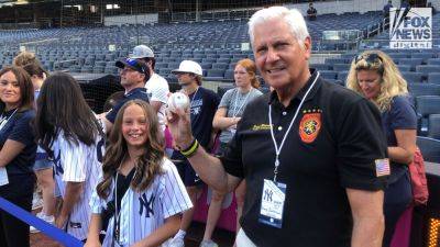 Yankees praise 'impressive' arm of girl who pelted NY politician with water balloon