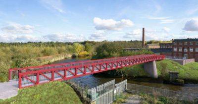 River Irwell - River Irwell footbridge destroyed by floods set to be replaced by £2.5m crossing - manchestereveningnews.co.uk - county Lane