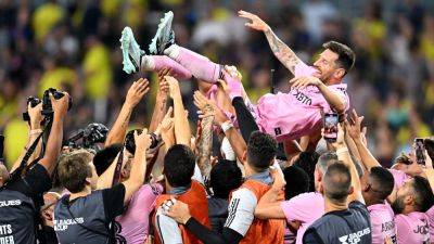Lionel Messi & Inter Miami Win Leagues Cup Trophy Following Dramatic Penalty Shootout
