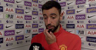 Bruno Fernandes confirms what Manchester United will do in training after Tottenham defeat