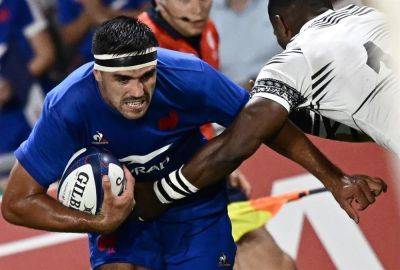 Les Bleus - Fabien Galthie - Romain Ntamack - Melvyn Jaminet - France recover from Ntamack injury with Fiji win - news24.com - France - Scotland - New Zealand - Fiji