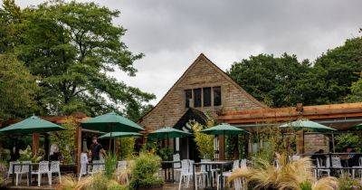 The tearoom in an ancient barn nestled among ‘lakes and ruins’ near Greater Manchester
