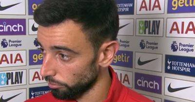 'No excuses' - Bruno Fernandes asks for apology from Jon Moss after Manchester United's loss to Spurs