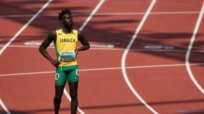 Jamaica's Broadbell out of sprint hurdles after fall in heats - channelnewsasia.com - Usa - Jamaica