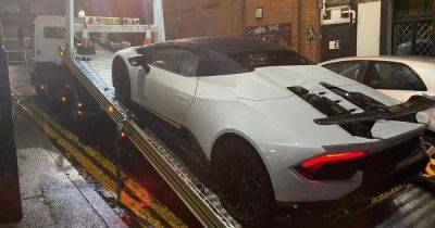 Lamborghini seized after driver followed by police through city centre
