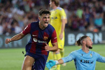 Ferran Torres - Xavi Hernandez - Alejandro Balde - Ilkay Gundogan - Barcelona off the mark in La Liga title defence after win over Cadiz in new home - thenationalnews.com