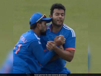 Watch: Ruturaj Gaikwad, Shivam Dube Collide While Taking A Catch During India's 2nd T20I vs Ireland
