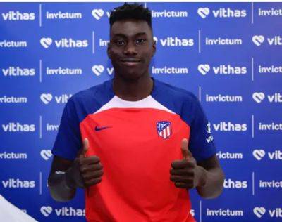 Atletico Madrid sign Nigerian striker Omorodion on five-year contract