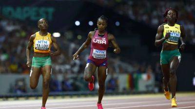 Richardson scrapes into 100m final after shocking start in semi