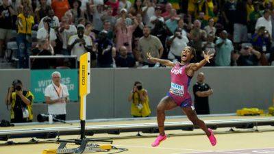 Paris Olympics - Sha'Carri Richardson caps comeback by winning star-studded 100m at worlds - ESPN - espn.com - Britain - Usa - Hungary - Jamaica - Jackson - county Lane