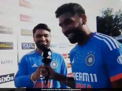 Watch: "Saari Baatein Sunta Hai Captain Ki?" - Jasprit Bumrah's Hilarious Interaction With Rinku Singh Viral