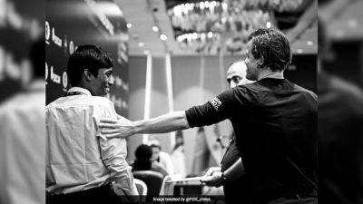 Magnus Carlsen - Fabiano Caruana - Viswanathan Anand - Chess World Cup Final 2023 Live, R Praggnanandhaa vs Magnus Carlsen: Match Starts As R Praggnanandhaa Takes On World No. 1 Magnus Carlsen; Action Set To Begin - sports.ndtv.com - India - Azerbaijan