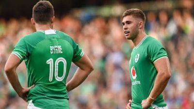 Johnny Sexton - James Lowe - Andy Farrell - Jack Carty - Jack Crowley - Ross Byrne - Garry Ringrose - Jamison Gibson-Park - Deputy out-half picture no clearer for Andy Farrell as Ross Byrne and Jack Crowley vie for position - rte.ie - Italy - Ireland