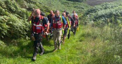 Mountain rescue teams rush to Dovestone to help injured man who was out walking