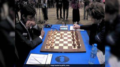 Magnus Carlsen - Fabiano Caruana - Chess World Cup Final: 1st Game Between R Praggnanandhaa, Magnus Carlsen Ends In Draw - sports.ndtv.com - India - Azerbaijan