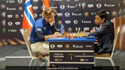 Magnus Carlsen - How R Praggnanandhaa Can Beat Magnus Carlsen In Chess World Cup Final, Fellow Grandmaster Explains - sports.ndtv.com - India - Azerbaijan
