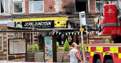 Moss Side - LIVE: Restaurant 'devastated' after blaze breaks out with fire crews and police on scene - latest updates - manchestereveningnews.co.uk - Instagram
