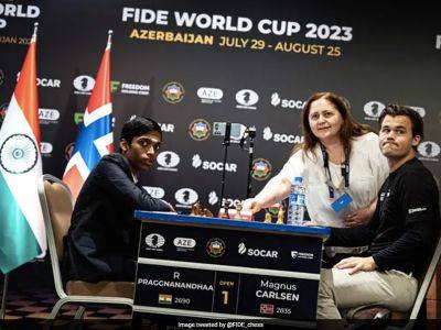 Magnus Carlsen - Chess World Cup: R Praggnanandhaa-Magnus Carlsen Game 2 Drawn, Final Moves To Tie-Breakers - sports.ndtv.com - Canada - Norway - India