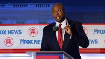 Caitlyn Jenner - Riley Gaines - Tim Scott uses closing arguments to send shot at transgender athletes in women's sports - foxnews.com