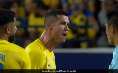 Watch: Cristiano Ronaldo's "Wake Up" Outburst At Referee After Being Denied Three Penalties