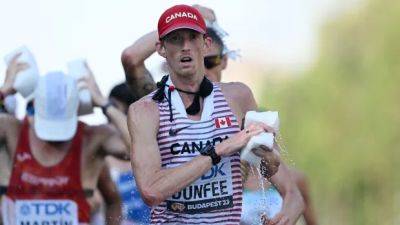 Canadian racewalker Evan Dunfee snags another 4th-place finish at World Athletics Championships