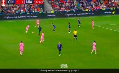 Watch: Lionel Messi's Glorious Last-Minute Assist To Inspire Inter Miami Comeback