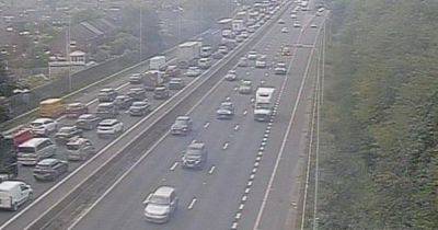 LIVE: All traffic stopped and queues building after accident on motorway - updates
