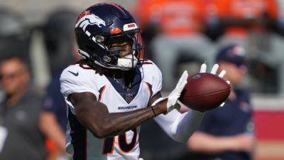 Broncos WR Jerry Jeudy carted off with hamstring injury - ESPN