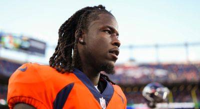 Broncos' Jerry Jeudy carted off field with hamstring injury during joint practice with Rams