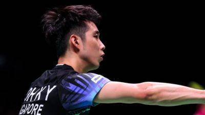Singapore’s Loh Kean Yew out of BWF World Championships after round of 16 loss to India’s Prannoy