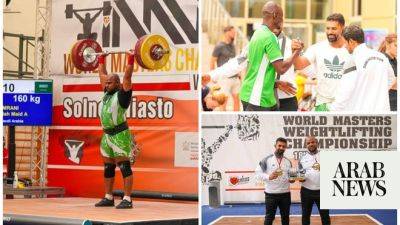 Saudi masters weightlifters return from world titles in Poland with 2 golds, 1 silver medal