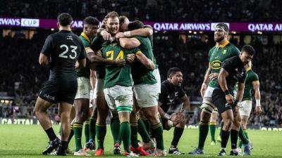 Siya Kolisi - Willie Le-Roux - Kurt Lee Arendse - Ian Foster - Scott Barrett - All Blacks humbled by South Africa in record defeat - rte.ie - France - Australia - South Africa - New Zealand