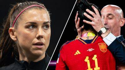 Megan Rapinoe - Jenni Hermoso - Luis Rubiales - Alex Morgan - Star - US soccer star Alex Morgan 'disgusted by the public actions' of Spain's FA president, supports Jenni Hermoso - foxnews.com - Spain - Usa