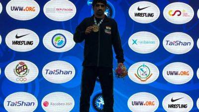 Brij Bhushan - Wrestling Trials: Aman Sehrawat Books World Championship Berth, Olympian Deepak Punia Skips Trials - sports.ndtv.com - India