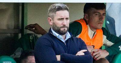 Lee Johnson - Lee Johnson reacts to Hibs fan chants as boss reminds haters he's human in plea for more time - dailyrecord.co.uk