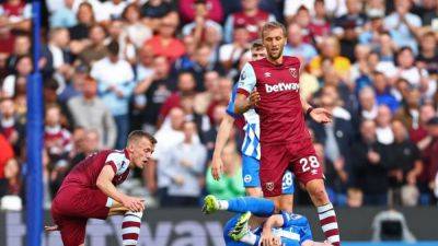 Ward-Prowse on target as West Ham beat Brighton 3-1 to go top