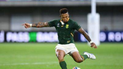 Elton Jantjies - South Africa flyhalf Jantjies reveals failed drug test - channelnewsasia.com - France - South Africa