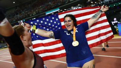 American Ealey successfully defends shot put crown at world championships - channelnewsasia.com - Portugal - Usa - Canada - China