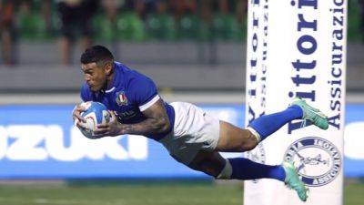 Kieran Crowley - Stephen Varney - Ioane hat-trick leads Italy to 42-21 victory over Japan - channelnewsasia.com - France - Italy - Argentina - Japan - New Zealand - Chile - Samoa