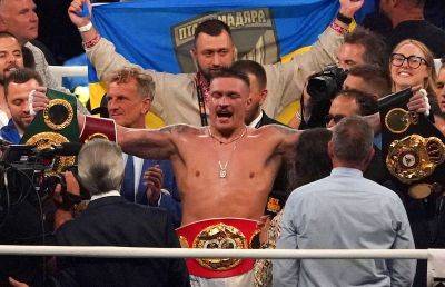 Usyk 'ready tomorrow' to fight Fury after controversial win over Dubois