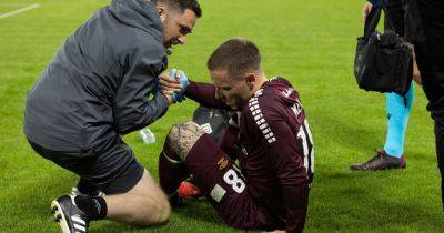 Barrie McKay in Hearts injury blow as Steven Naismith fears layoff will be longer than 'a couple of weeks'