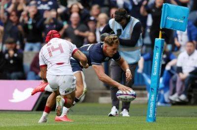 Gregor Townsend - Rory Darge - Finn Russell - Kyle Steyn - Jack Dempsey - Van der Merwe fires slow-starting Scots to victory over Georgia as Boks await - news24.com - France - Italy - Scotland - South Africa - Georgia - Ireland - Samoa