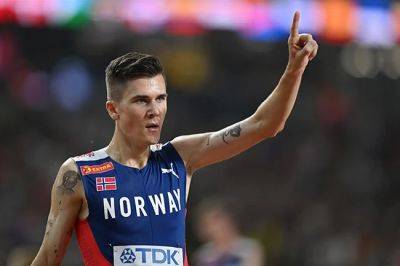 Jakob Ingebrigtsen - Ingebrigtsen pips Katir to retain world 5 000m title - news24.com - Spain - Canada - Norway - Hungary - India - county Centre - Kenya - Uganda