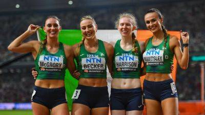 Ireland finish eighth in final of 4x400m relay