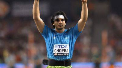 Neeraj Chopra - Jakub Vadlejch - Chopra wins India's first gold at world championships in javelin - channelnewsasia.com - Czech Republic - India - Pakistan